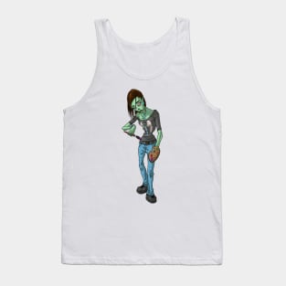 Zombie Girl Artist Painter with a Palette MONSTER GIRLS Series I Tank Top